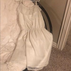 Gianni bini white polka dot dress